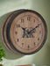 Amish Whiskey Barrel Wall Clock Wall Clocks Farmhouse