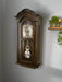 Amish Glendale Wall Clock Silver Wall Clocks Traditional