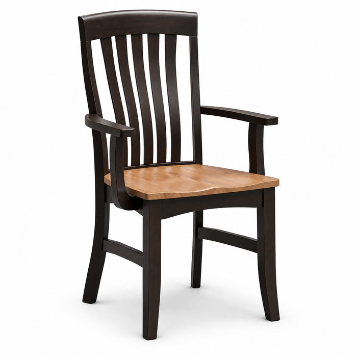 Quick Ship Amish Richland Dining Chair Arm Chair Dining Chairs Mission