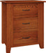 Amish Heavy Shaker 3-Drawer Nightstand Nightstands Mission