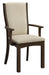 Amish Stacy Dining Chair Arm Chair Fabric Dining Chairs Contemporary Heartland Fabric Standard