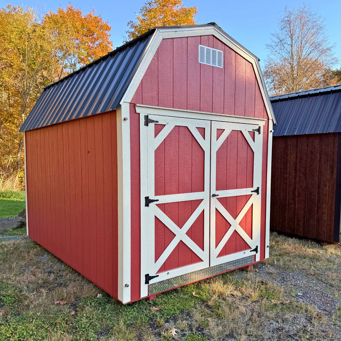 Amish High Barn Storage Shed – 8' x 12'