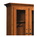 Amish Mason Mission 8-Gun Cabinet Plain Glass (No Grids) Gun Cabinets Corner Style Mission