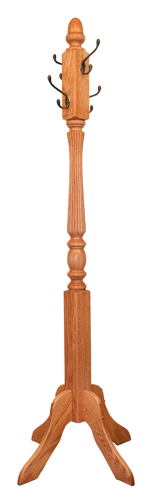 Amish Reeded Hall Tree Hall Trees Traditional