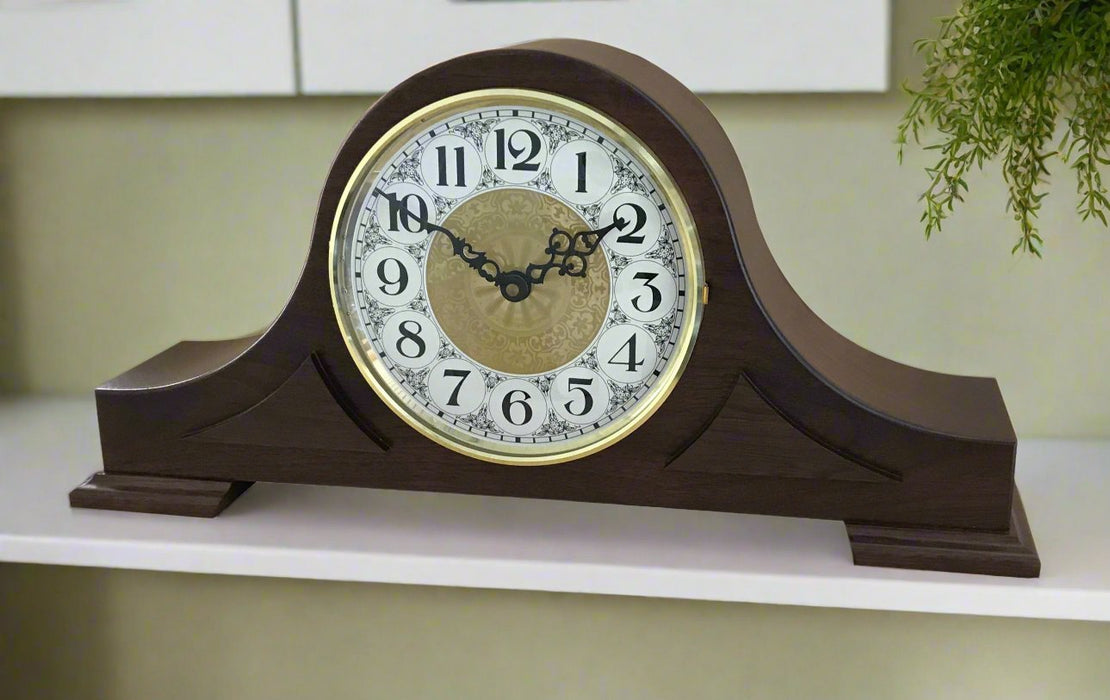 Amish Tambour Clock #305 Mantel Clocks Traditional