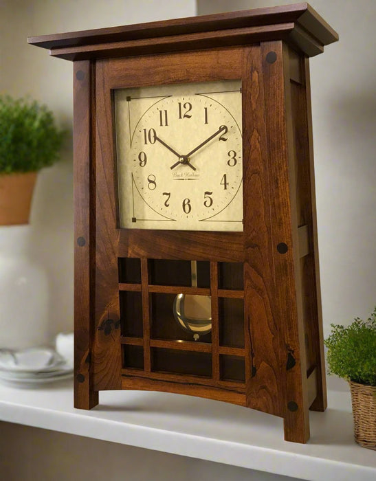 Amish McCoy Mantel Clock Mantel Clocks Mission