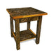 Amish Silverton End Table - Reclaimed Barnwood End Tables Farmhouse Reclaimed Barnwood