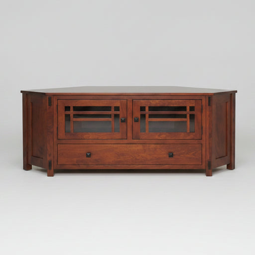 Craftsman Corner TV Stand Corner TV Stands Mission