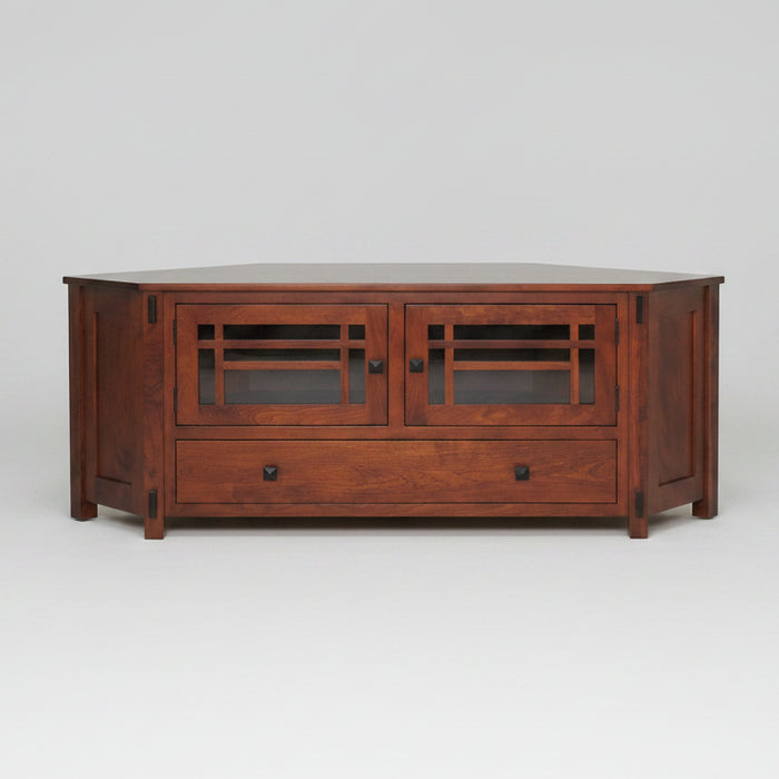 Craftsman Corner TV Stand Corner TV Stands Mission