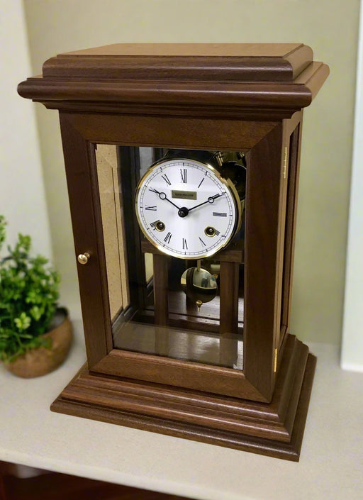 Amish Crystal Regulator Mantel Clock Mantel Clocks Traditional