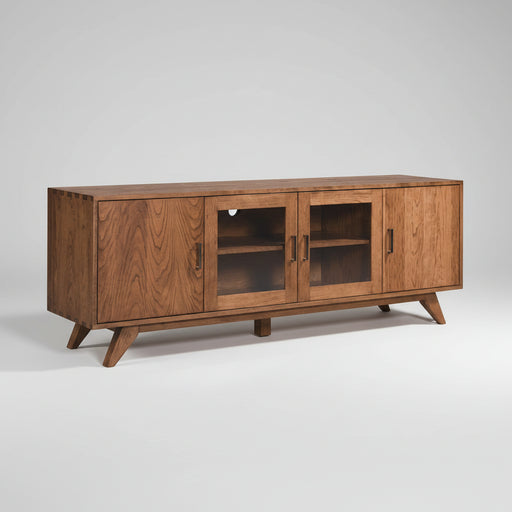 Baxter TV Stand With Box Joint Corners TV Stands Mid-Century Modern