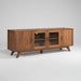 Baxter TV Stand With Box Joint Corners TV Stands Mid-Century Modern