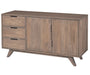 Baxter Credenza Two Doors Credenzas Mid-Century Modern