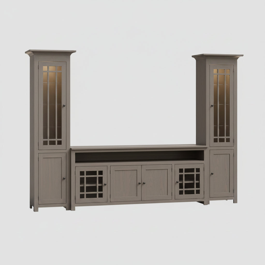 Harold Entertainment Center Entertainment Units Contemporary Mission