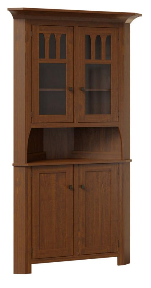 Aspen Corner Hutch - Multiple Sizes 32" Wall Space Corner Hutches Mission