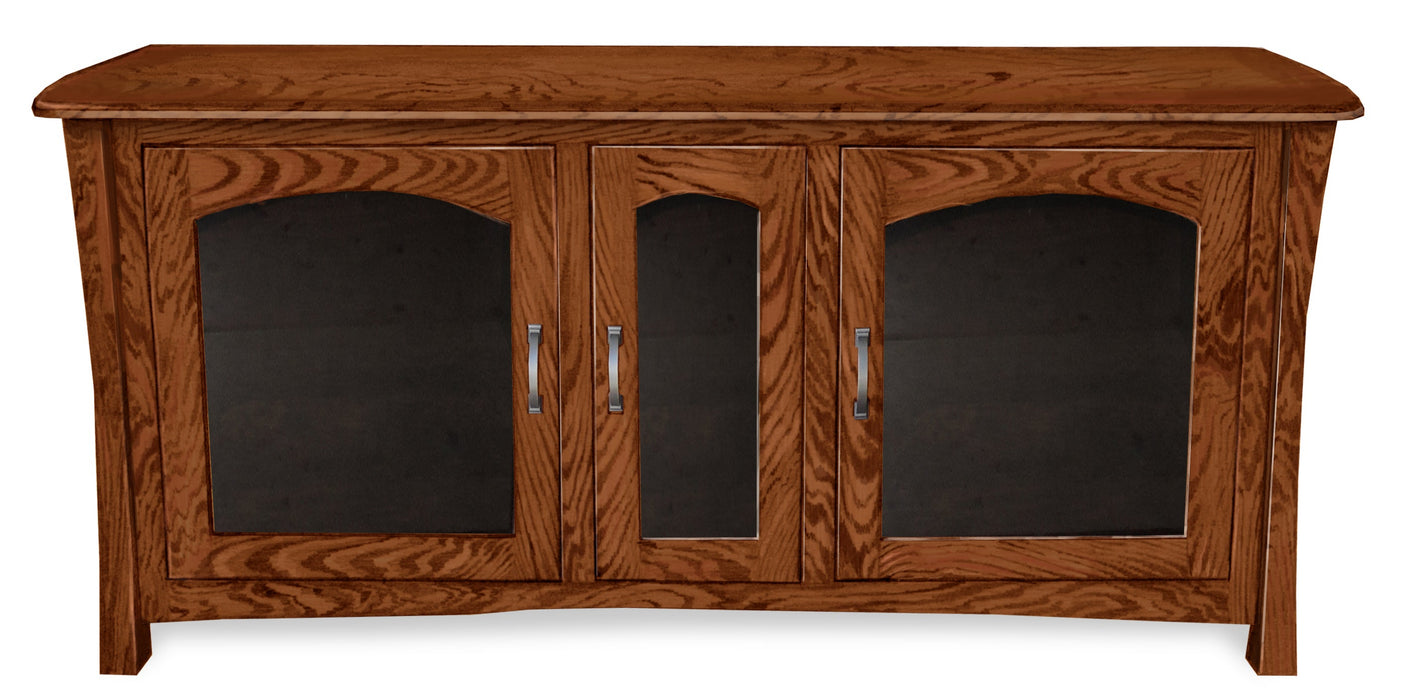 Amish Greenfield TV Stand - Multiple Sizes 20"W x 66"D TV Stands Traditional