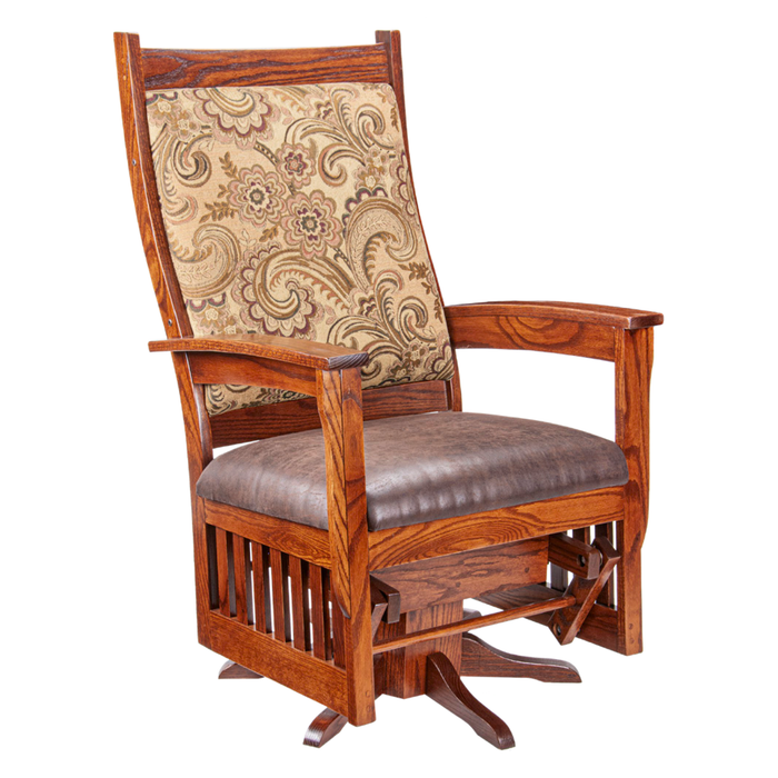 Amish Heritage Mission Swivel Glider