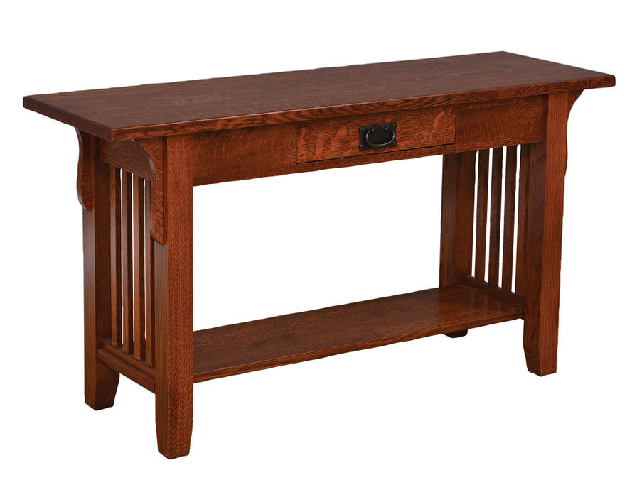 Amish Old World Mission Sofa Table Sofa Tables Traditional