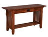 Amish Old World Mission Sofa Table Sofa Tables Traditional