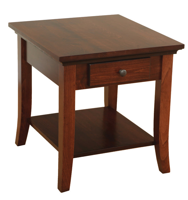 Amish Carlisle Shaker End Table 24"W x 24"D End Tables Contemporary