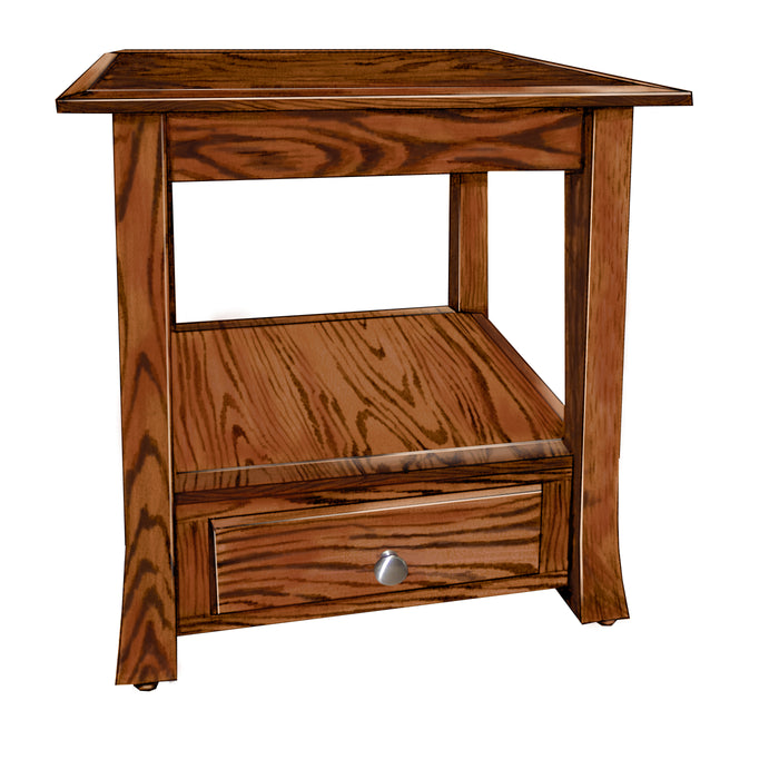 Amish Edinburg End Table End Tables Contemporary