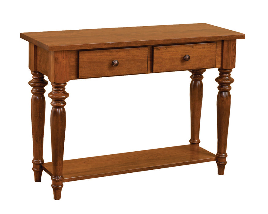 Amish London Sofa Table 42"W x 16"D (Shown) Sofa Tables Traditional