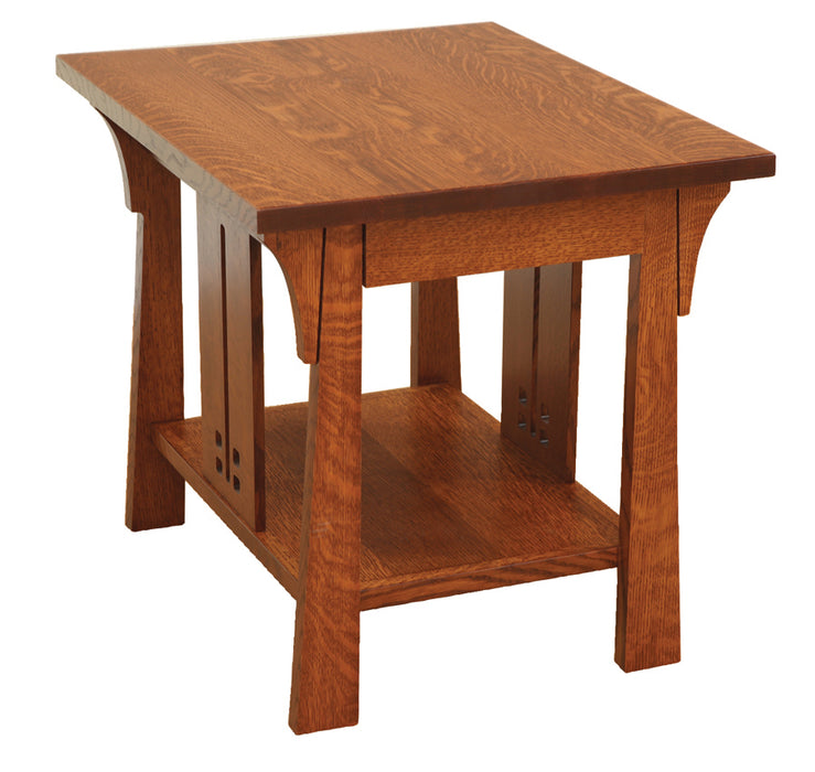 Amish Cantebury End Table 24"W x 24"D End Tables Contemporary