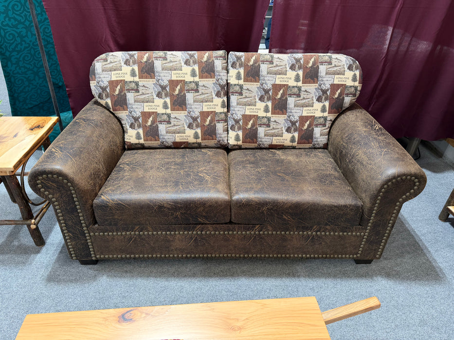 Amish Mountain Lodge Sleeper Sofa (Full Bed)