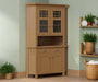 Amish New England Corner Hutch - Multiple Sizes Corner Hutches Mission