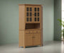 Amish Shaker Corner Hutch - Multiple Sizes Corner Hutches Mission