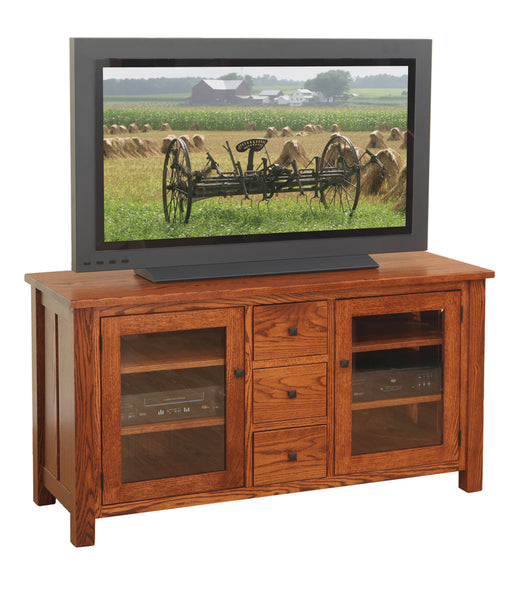 Amish Canted Mission TV Stand TV Stands Mission