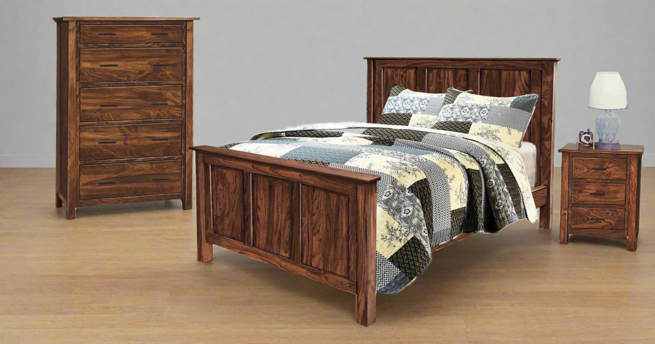 Amish Parkview Bedroom Set 3-PC 3-Piece Set Mission