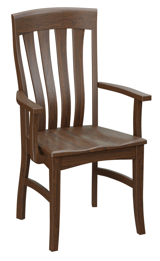 Quick Ship Amish Roland Dining Chair Arm Chair Dining Chairs Mission