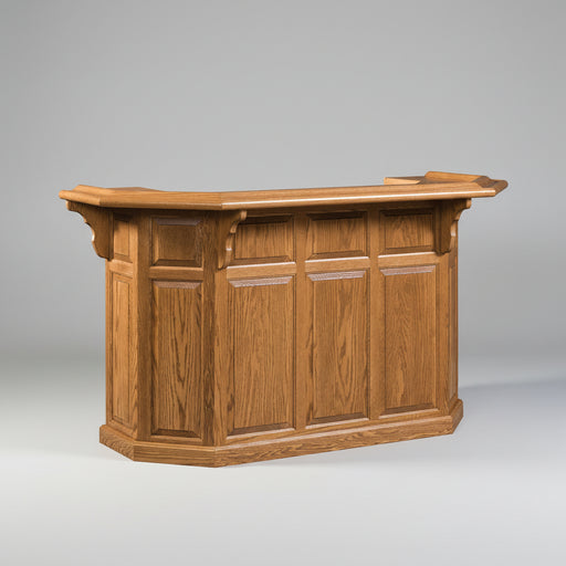 Canted Traditional Home Bar Home Bars Traditional