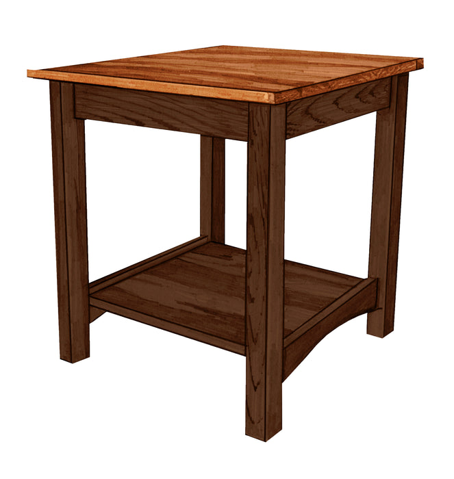 Amish Lincoln End Table End Tables Contemporary