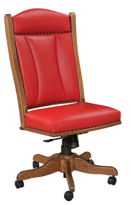 Amish Texas Side Office Chair