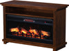 Amish Austin Fireplace TV Stand - Multiple Sizes 52" Wide TV Stands w/ Fireplace Shaker Traditional