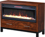 Amish Pierre Fireplace TV Stand - Multiple Sizes 49.25" Wide (Shown) TV Stands w/ Fireplace Modern