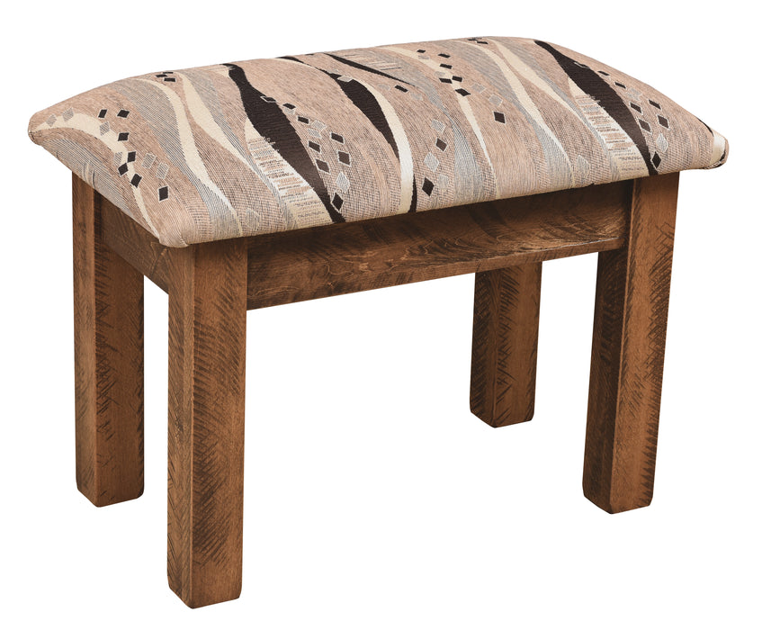 Custom 41" Smooth Brentwood with Standard Mirror & Ultra Leather Stool