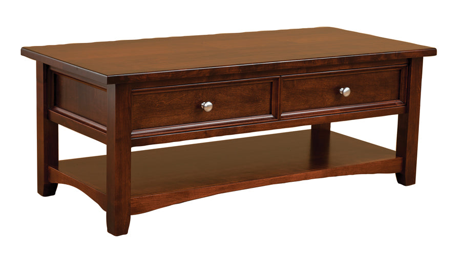 Amish Open Garnet Hill Coffee Table Coffee Tables Traditional