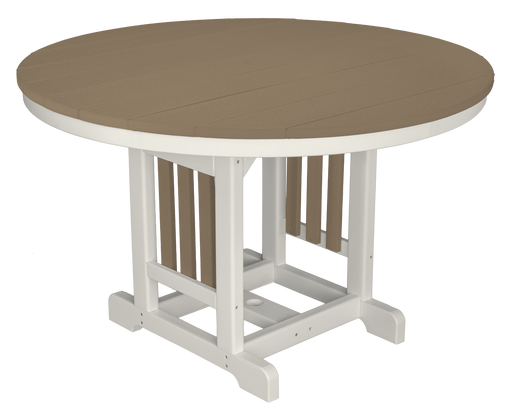 Mission Round Dining Table 48" Round Dining Tables Mission