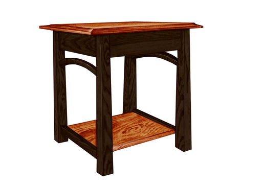 Amish Madison Bow End Table End Tables Contemporary