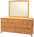 Amish Scenic Shaker 7-Drawer Dresser Dressers Shaker