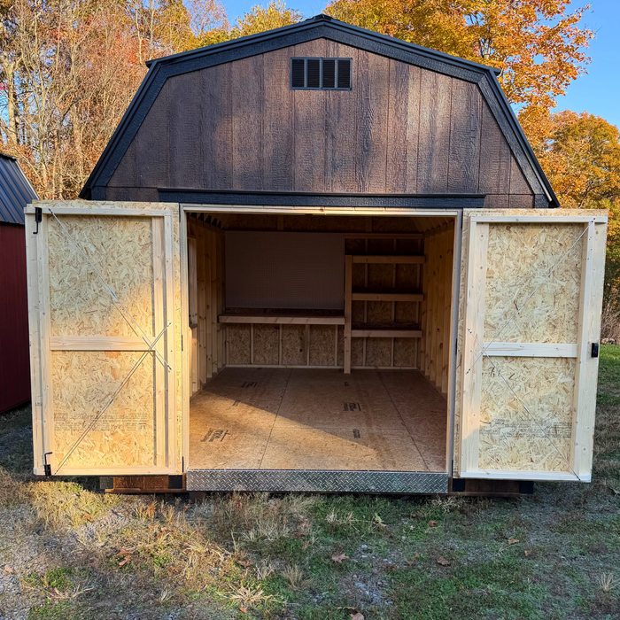 Amish Craftsman Workshop Barn - 10' x 16'