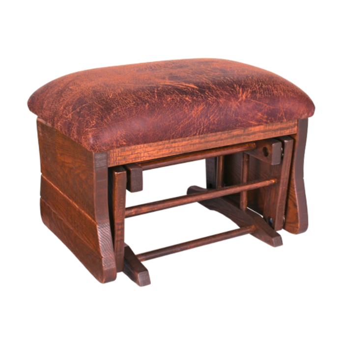 Amish Rough Sawn Glenwood Swivel Glider