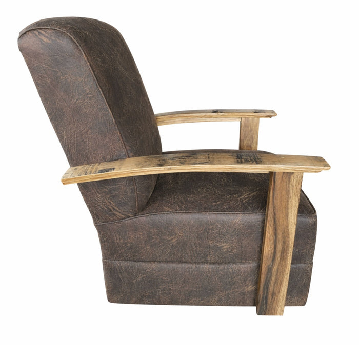 Amish Legacy Whiskey Barrel Swivel Glider