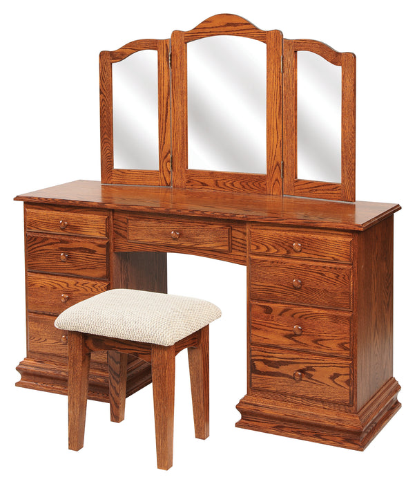 Clockbase Dressing Table Dressing Vanities Heartland Fabric Standard & Faux Traditional