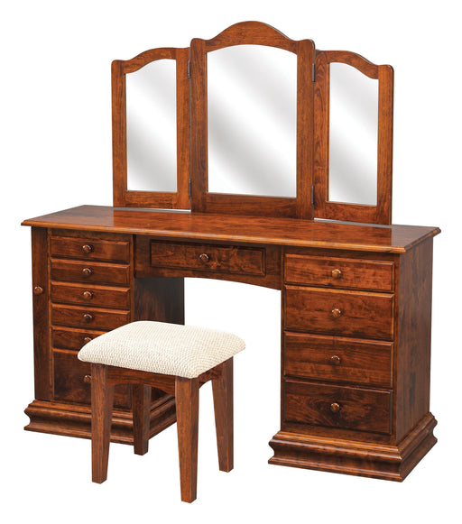 Clockbase Jewelry Dressing Table Dressing Vanities Heartland Fabric Standard & Faux Traditional