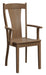 Quick Ship Amish Ashville Dining Chair Arm Chair Dining Chairs Contemporary