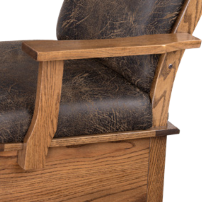 Amish Andover Swivel Glider